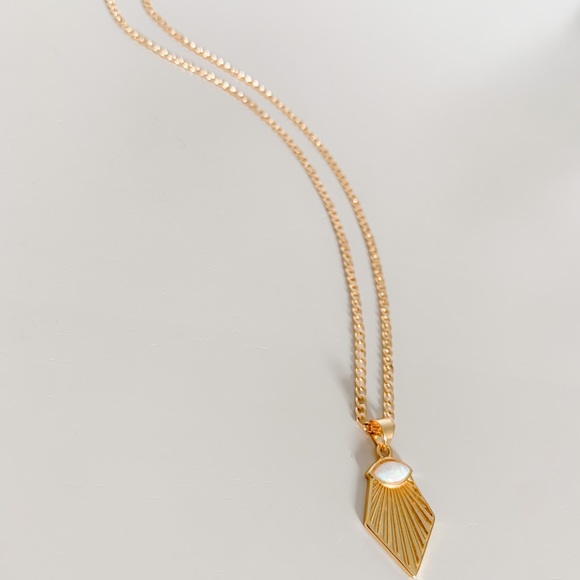 Eye of Ra Necklace | 18k Gold Filled - Picture 5 of 6